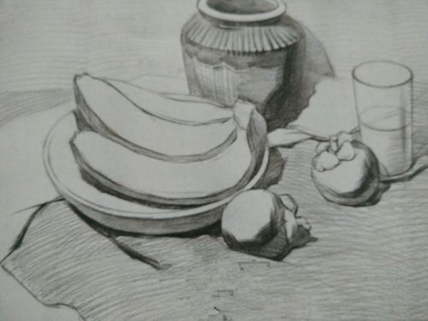 靜物組合素描如何畫？組合靜物素描教程
