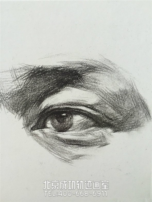 素描入門(mén)：眼睛鼻子嘴巴的素描精講解析教程