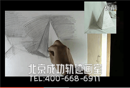 四棱錐如何用素描畫？四棱錐素描視頻教程